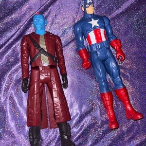 Captain America & Yondu Figures